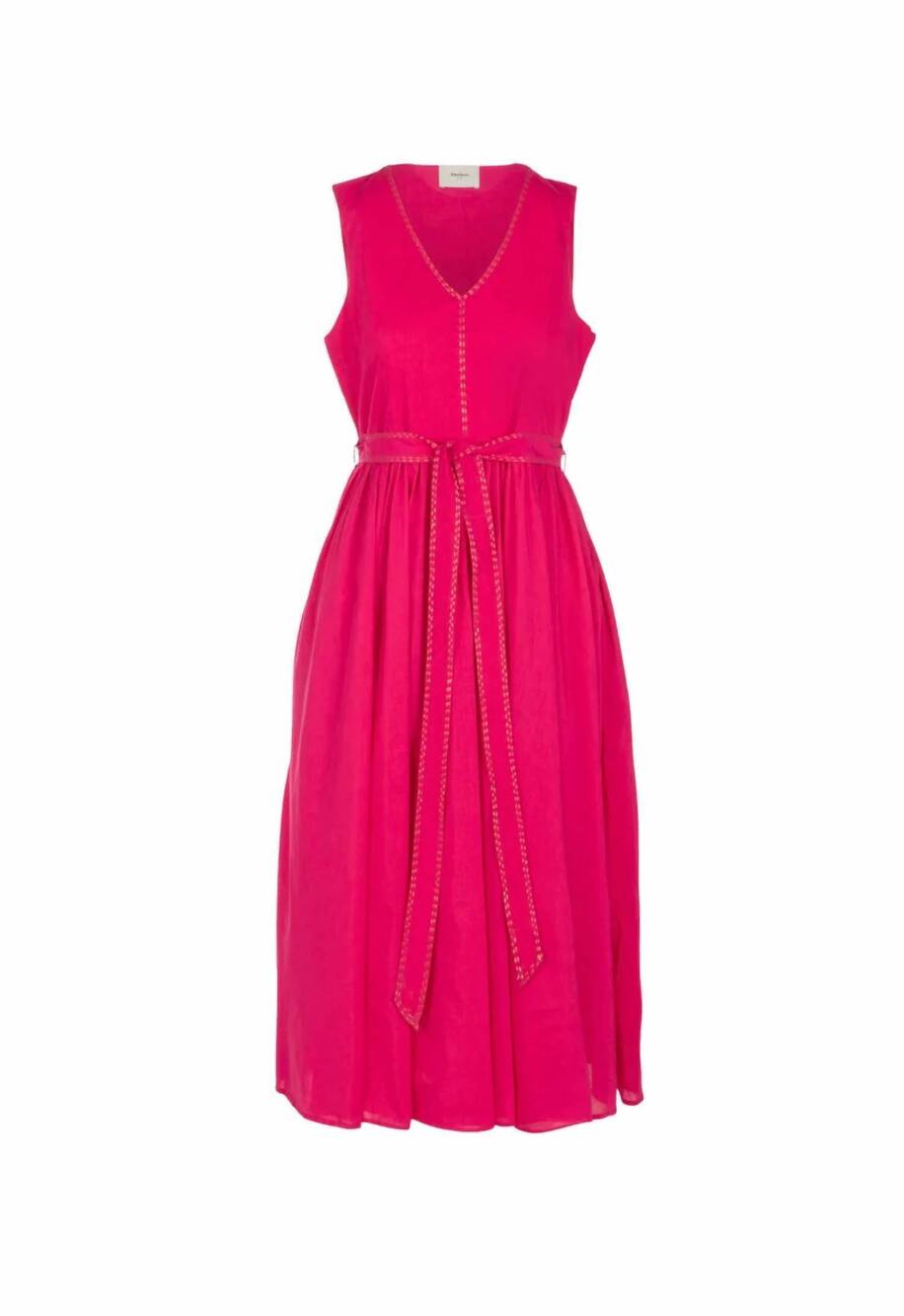 NEW MERLETTE women's rani midi dress in pink